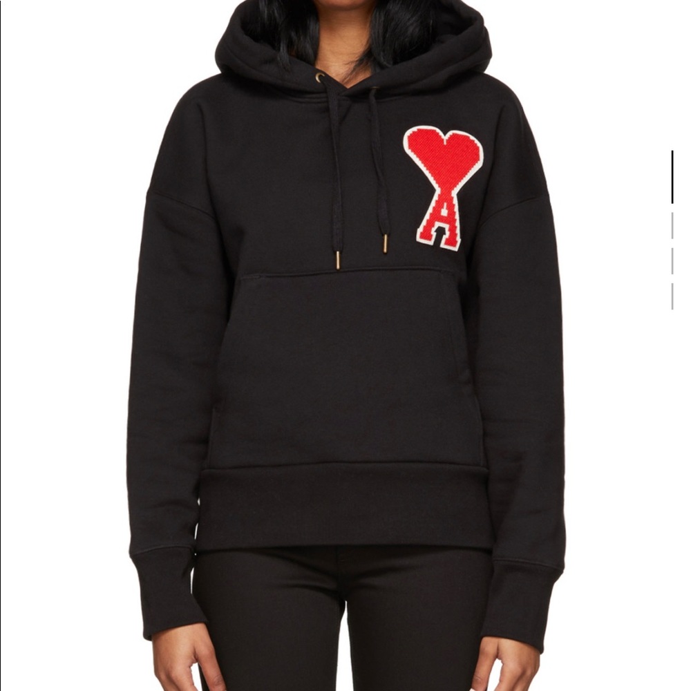 Black Ami De Coeur Hoodie